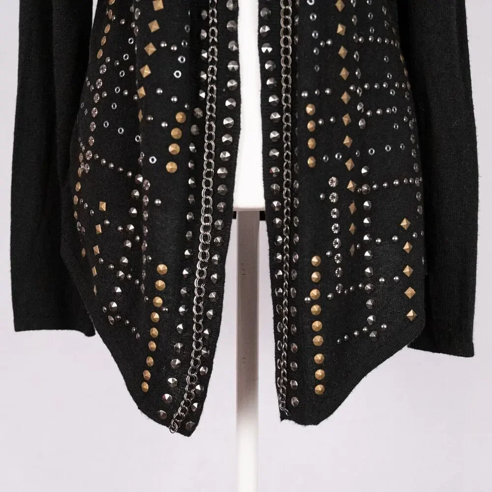 Elysee 26 Alberto Makali Soft Wool Blend Sweater MEDIUM Western Biker Goth Metal